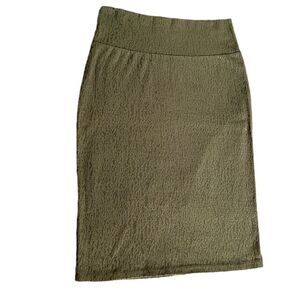 LuLaRoe Cassie Pencil Skirt Green Size Small